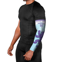 Scotland Football Custom Arm Sleeves 2026 Come On Scottish Dragon Thistle Cyan - Wonder Print Shop