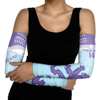 Scotland Football Custom Arm Sleeves 2026 Come On Scottish Dragon Thistle Cyan - Wonder Print Shop