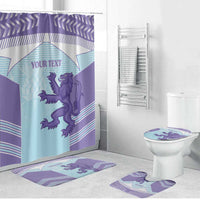 Scotland Football Custom Bathroom Set 2026 Come On Scottish Dragon Thistle Cyan - Wonder Print Shop