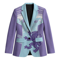 Scotland Football Custom Blazer 2026 Come On Scottish Dragon Thistle Cyan - Wonder Print Shop
