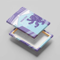 Scotland Football Custom Canvas Wall Art 2026 Come On Scottish Dragon Thistle Cyan - Wonder Print Shop