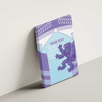 Scotland Football Custom Canvas Wall Art 2026 Come On Scottish Dragon Thistle Cyan - Wonder Print Shop