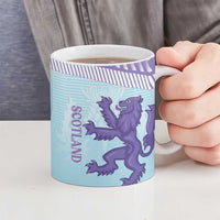 Scotland Football Custom Ceramic Mug 2026 Come On Scottish Dragon Thistle Cyan - Wonder Print Shop