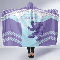 Scotland Football Custom Hooded Blanket 2026 Come On Scottish Dragon Thistle Cyan - Wonder Print Shop