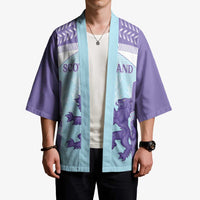 Scotland Football Custom Kimono 2026 Come On Scottish Dragon Thistle Cyan - Wonder Print Shop