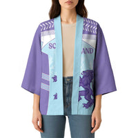 Scotland Football Custom Kimono 2026 Come On Scottish Dragon Thistle Cyan - Wonder Print Shop