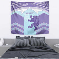 Scotland Football Custom Tapestry 2026 Come On Scottish Dragon Thistle Cyan - Wonder Print Shop