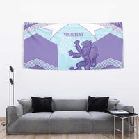 Scotland Football Custom Tapestry 2026 Come On Scottish Dragon Thistle Cyan - Wonder Print Shop