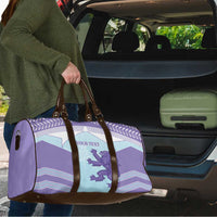 Scotland Football Custom Travel Bag 2026 Come On Scottish Dragon Thistle Cyan - Wonder Print Shop