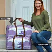 Scotland Football Custom Travel Bag 2026 Come On Scottish Dragon Thistle Cyan - Wonder Print Shop