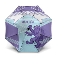 Scotland Football Custom Umbrella 2026 Come On Scottish Dragon Thistle Cyan - Wonder Print Shop