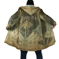 Personalized Afro Haiti Le Saut Cloak Ayiti Waterfall Vintage Grunge Style - Wonder Print Shop