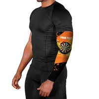 Personalised Netherlands Darts Arm Sleeves Born To Play Darts Grunge Style - Wonder Print Shop