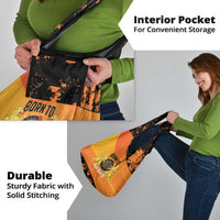 Netherlands Darts Grocery Bag Born To Play Darts Grunge Style - Wonder Print Shop