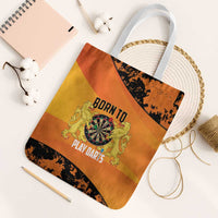 Netherlands Darts Tote Bag Born To Play Darts Grunge Style - Wonder Print Shop