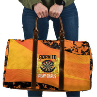 Netherlands Darts Travel Bag Born To Play Darts Grunge Style - Wonder Print Shop