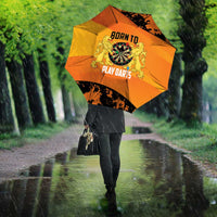 Netherlands Darts Umbrella Born To Play Darts Grunge Style - Wonder Print Shop