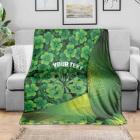 Personalised Ireland Darts Blanket Dartboard Irish Shamrock Pattern - Wonder Print Shop