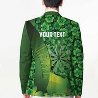 Personalised Ireland Darts Blazer Dartboard Irish Shamrock Pattern - Wonder Print Shop