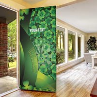 Personalised Ireland Darts Door Cover Dartboard Irish Shamrock Pattern - Wonder Print Shop