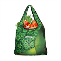 Personalised Ireland Darts Grocery Bag Dartboard Irish Shamrock Pattern - Wonder Print Shop