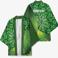 Personalised Ireland Darts Kimono Dartboard Irish Shamrock Pattern - Wonder Print Shop