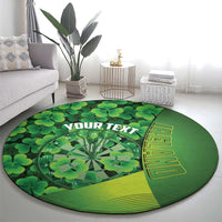 Personalised Ireland Darts Round Carpet Dartboard Irish Shamrock Pattern - Wonder Print Shop