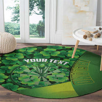 Personalised Ireland Darts Round Carpet Dartboard Irish Shamrock Pattern - Wonder Print Shop
