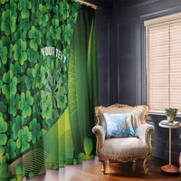 Personalised Ireland Darts Window Curtain Dartboard Irish Shamrock Pattern - Wonder Print Shop