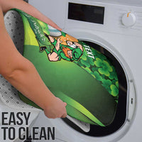 St Patrick's Day Ireland Rugby Custom Bathroom Set Leprechaun Mascot Irish Shamrock Pattern - Wonder Print Shop