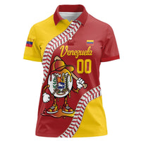 Venezuela 2026 Baseball Custom Women Polo Shirt Go Champions Drip Style