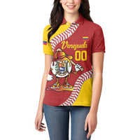 Venezuela 2026 Baseball Custom Women Polo Shirt Go Champions Drip Style