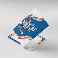 Italy 2026 Baseball Custom Canvas Wall Art Go Champions Drip Style
