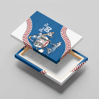 Italy 2026 Baseball Custom Canvas Wall Art Go Champions Drip Style