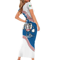 Italy 2026 Baseball Custom Short Sleeve Bodycon Dress Go Champions Drip Style