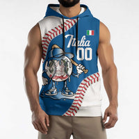Italy 2026 Baseball Custom Sleeveless Hoodie Go Champions Drip Style