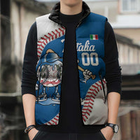 Italy 2026 Baseball Custom Sleeveless Puffer Jacket Go Champions Drip Style