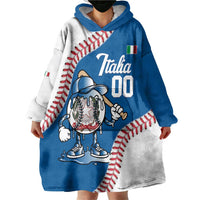 Italy 2026 Baseball Custom Wearable Blanket Hoodie Go Champions Drip Style