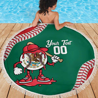 Mexico 2026 Baseball Custom Beach Blanket Go Champions Drip Style