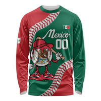 Mexico 2026 Baseball Custom Long Sleeve Shirt Go Champions Drip Style