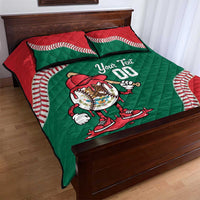 Mexico 2026 Baseball Custom Quilt Bed Set Go Champions Drip Style