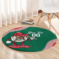 Mexico 2026 Baseball Custom Round Carpet Go Champions Drip Style