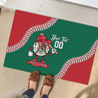 Mexico 2026 Baseball Custom Rubber Doormat Go Champions Drip Style