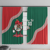 Mexico 2026 Baseball Custom Window Curtain Go Champions Drip Style