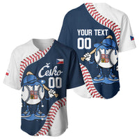 Czech Republic 2026 Baseball Custom Baseball Jersey Go Cesko Drip Style