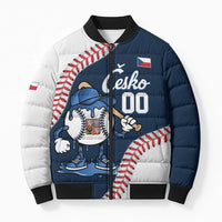 Czech Republic 2026 Baseball Custom Bomber Puffer Jacket Go Cesko Drip Style