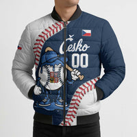 Czech Republic 2026 Baseball Custom Bomber Puffer Jacket Go Cesko Drip Style