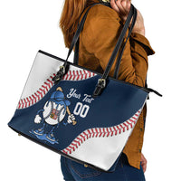 Czech Republic 2026 Baseball Custom Leather Tote Bag Go Cesko Drip Style