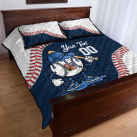 Czech Republic 2026 Baseball Custom Quilt Bed Set Go Cesko Drip Style