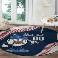 Czech Republic 2026 Baseball Custom Round Carpet Go Cesko Drip Style